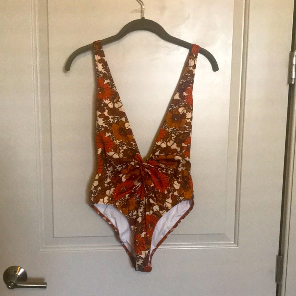 DODO BAR OR plunge front / back one-piece swimsuit